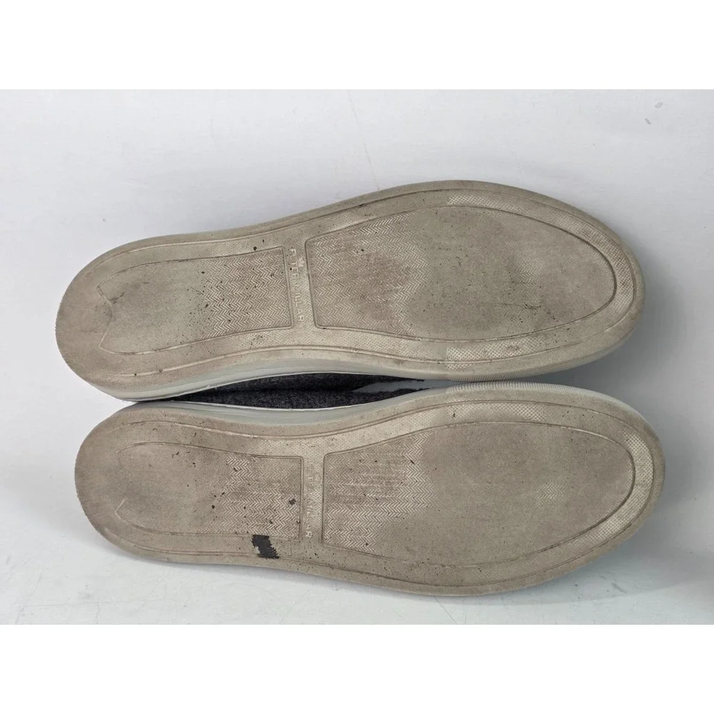 Peter Millar Mountainside Men's Shoes Size 11 Gray Slip On Wool Low Top Sneakers